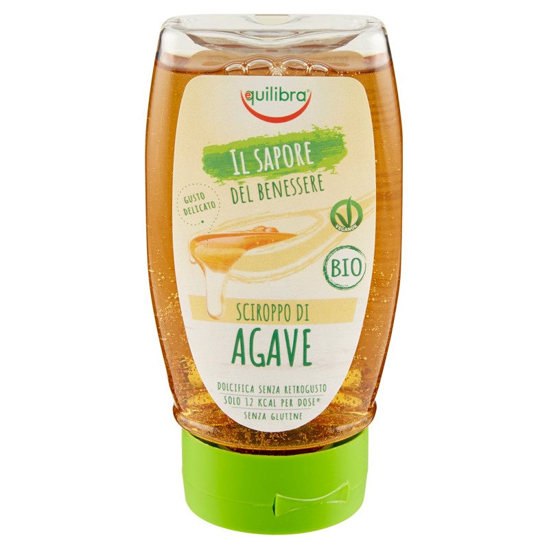 Equilibra Sciroppo di Agave dolcificante naturale per bevande e ricette 690 g Equilibra Sciroppo di Agave dolcificante naturale per bevande e ricette 690 g