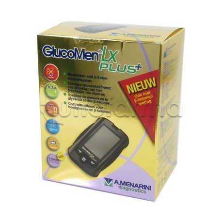 A. Menarini Diagnostics Glucomen LX Plus Set Misuratore Portatile
