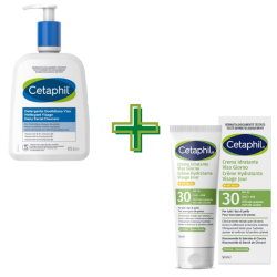 foto di Cetaphil Crema Idratante Viso SPF 30 50ml + Detergente Quotidiano viso 237ml foto di Cetaphil Crema Idratante Viso SPF 30 50ml + Detergente Quotidiano viso 237ml