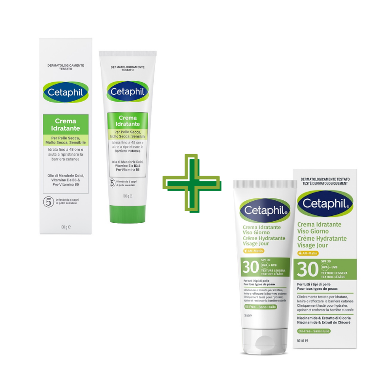 foto di Cetaphil Crema Idratante Viso SPF 30 50ml + Crema Idratante 100 g