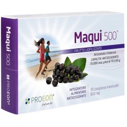 confezione di Maqui 500 Integratore Antiossidante per Benessere Cellulare 30 Compresse confezione di Maqui 500 Integratore Antiossidante per Benessere Cellulare 30 Compresse
