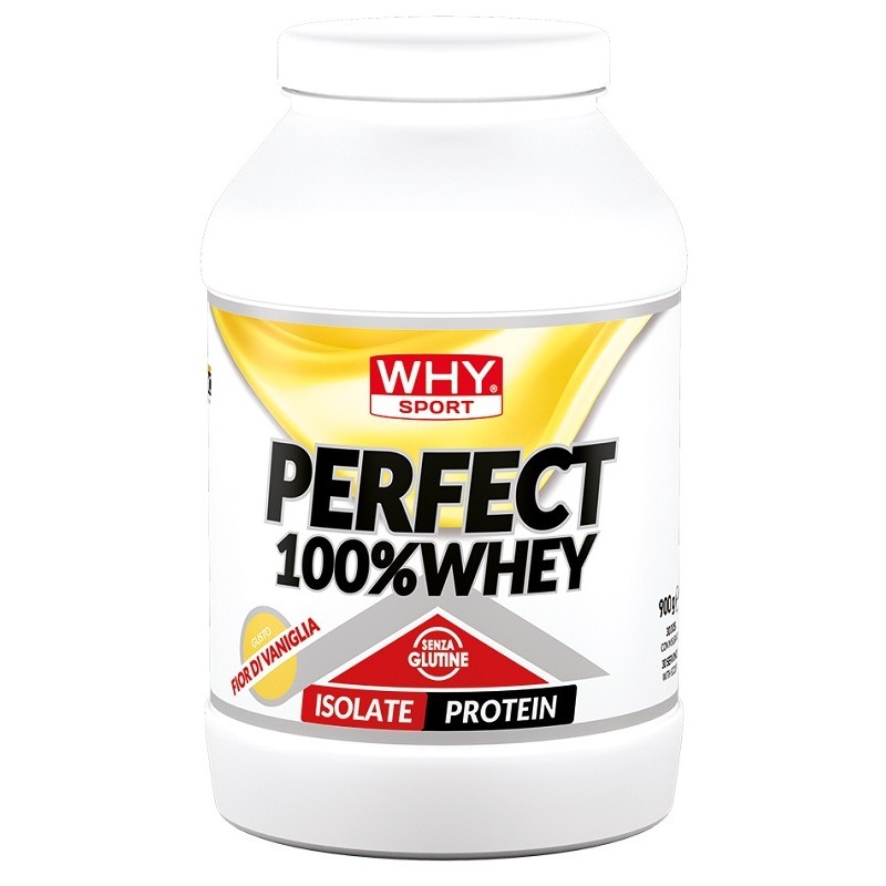 Whysport Perfect 100% Whey Fior Di Vaniglia per Recupero Muscolare Barattolo da 900 g
