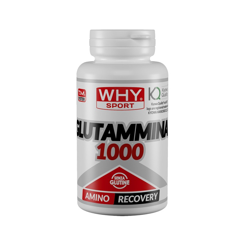 Whysport Glutammina 1000 per Recupero Muscolare 100 Compresse Whysport Glutammina 1000 per Recupero Muscolare 100 Compresse