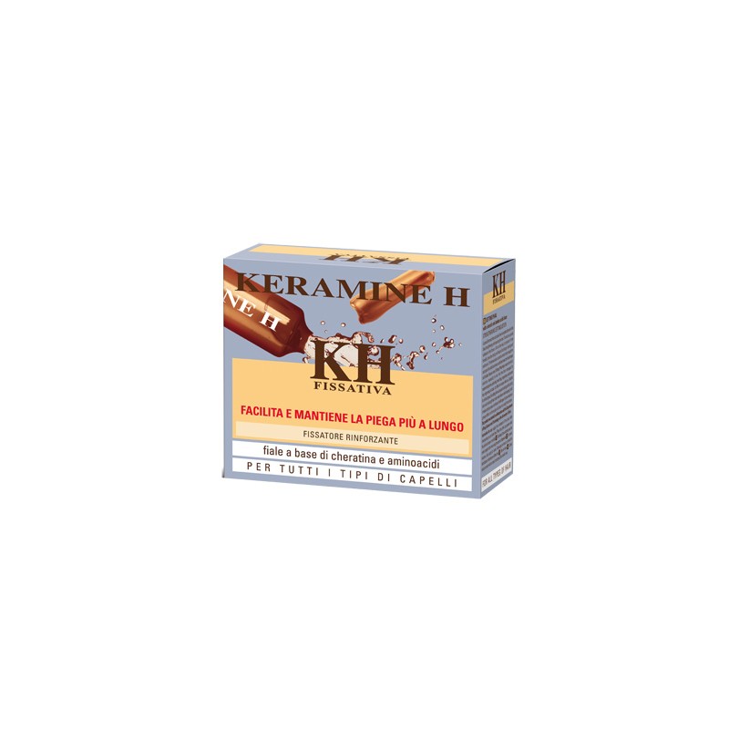 Keramine H Fiala Fissativa per Rinforzare e Fissare la Piega 10 Fiale da 6 ml Keramine H Fiala Fissativa per Rinforzare e Fissare la Piega 10 Fiale da 6 ml
