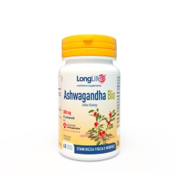 Longlife Ashwagandha Bio 300mg Integratore per Stanchezza 60 Capsule Longlife Ashwagandha Bio 300mg Integratore per Stanchezza 60 Capsule