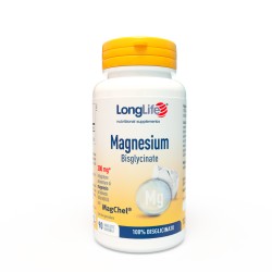 Longlife Magnesium Bisglycinate Integratore di Magnesio Bisglicinato 90 Tavolette
