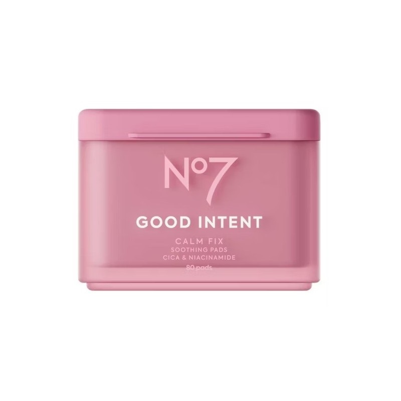 No7 Good Intent Pads dischetti lenitivi e idratanti per viso 80 pads monouso