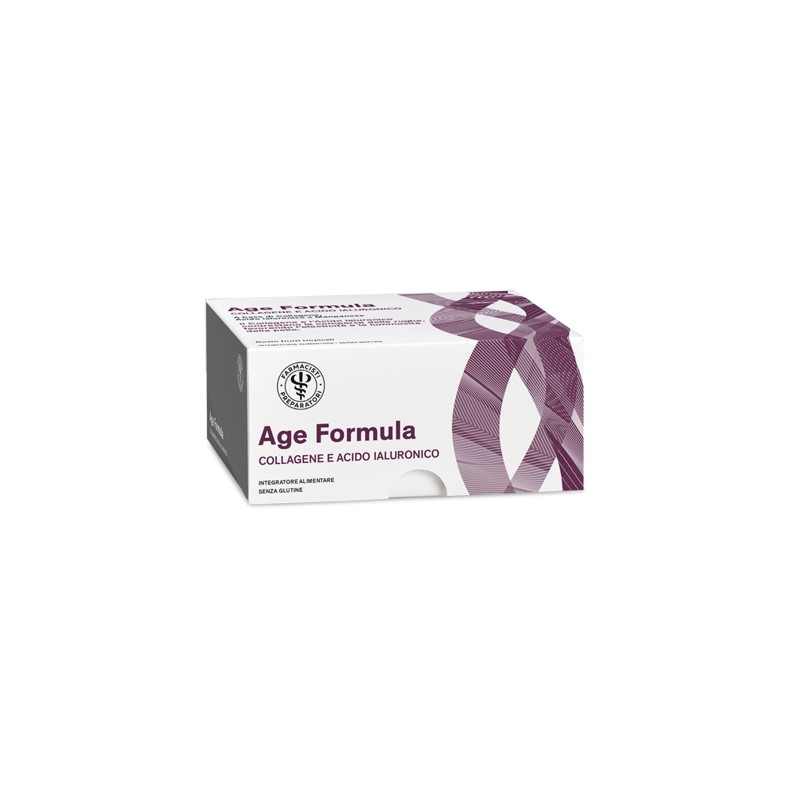Unifarco Age Formula Collagene e Acido Ialuronico per Pelle Elastica e Idratata 20 Flaconcini da 12 ml
