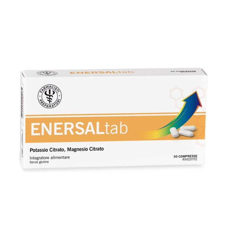 Unifarco Enersaltab integratore magnesio e potassio per recupero sali minerali 30 compresse Unifarco Enersaltab integratore magnesio e potassio per recupero sali minerali 30 compresse