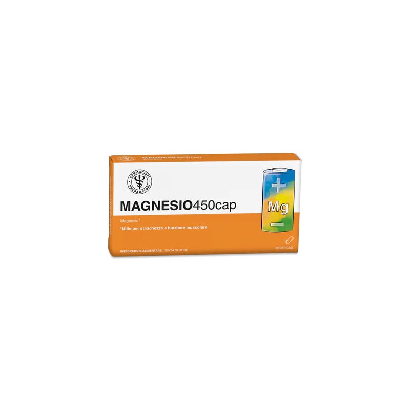 Unifarco Magnesio 450 Capsule per Benessere Muscolare e Stanchezza 30 Capsule Unifarco Magnesio 450 Capsule per Benessere Muscolare e Stanchezza 30 Capsule