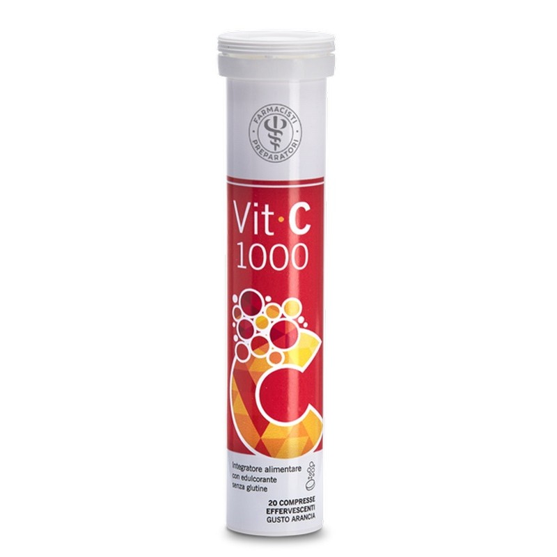 Unifarco Vit-C 1000 per Difese Immunitarie 20 Compresse Effervescenti