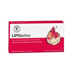 confezione di Unifarco Lipoactive Integratore Metabolismo e Mantenimento Glucosio 30 Capsule Softgel confezione di Unifarco Lipoactive Integratore Metabolismo e Mantenimento Glucosio 30 Capsule Softgel