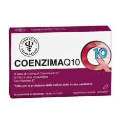 Scatola Unifarco Coenzima Q10 con Olio Extravergine Vitamine E Antiossidante 30 Capsule Softgel