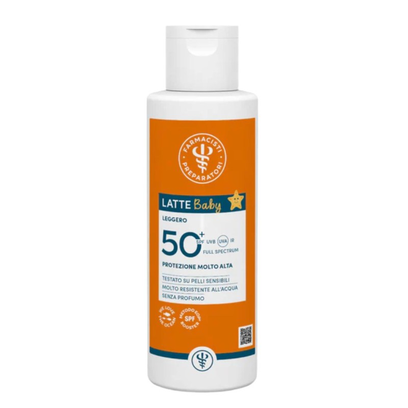 Flacone Unifarco Latte Solare Baby 50+ Leggero Protezione Molto Alta 200ml Flacone Unifarco Latte Solare Baby 50+ Leggero Protezione Molto Alta 200ml