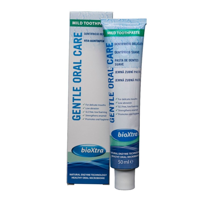 Formato di Bioxtra Dentifricio Delicato Contro Placca e per Rinforzare lo Smalto 50ml