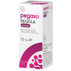 confezione di Pegaso Regola Junior Integratore per Regolarità Intestinale Bambini 100ml confezione di Pegaso Regola Junior Integratore per Regolarità Intestinale Bambini 100ml