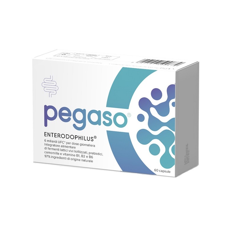 confezione di Pegaso Enterodophilus Integratore di Fermenti Lattici 60 Capsule confezione di Pegaso Enterodophilus Integratore di Fermenti Lattici 60 Capsule
