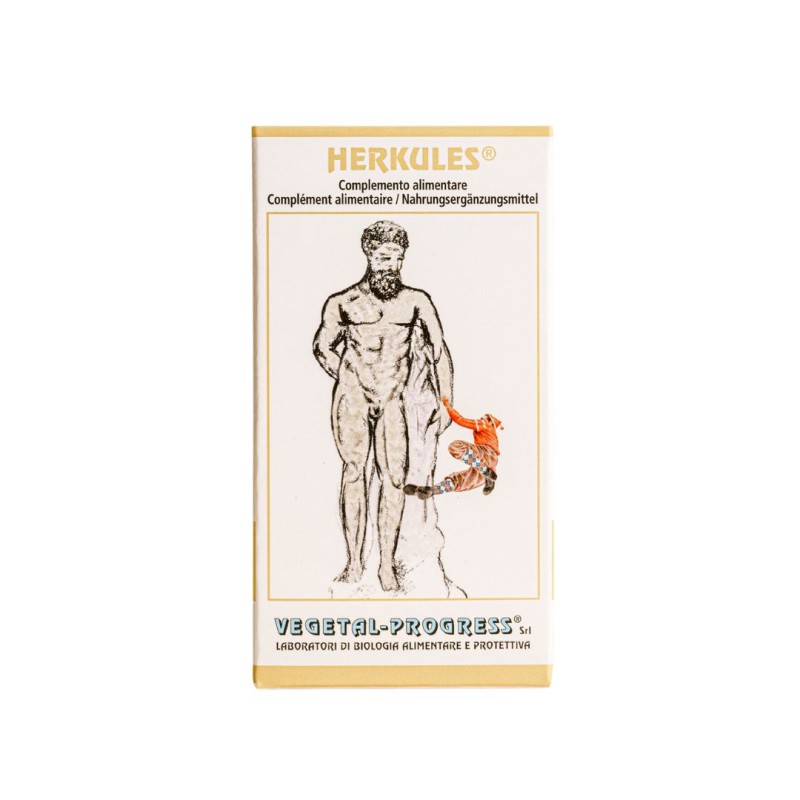 Scatola Vegetal Progress Herkules Integratore con Aminoacidi Essenziali per Sportivi 90 Capsule