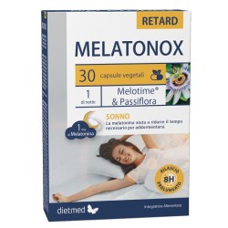 Foto di Melatonox Retard per Sonno Naturale e Rilassamento 30 Capsule Vegetali