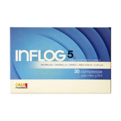 Inflog 5 Integratore Benessere Articolare e Muscolare 30 Compresse Inflog 5 Integratore Benessere Articolare e Muscolare 30 Compresse