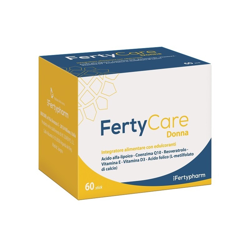 Fertycare integratore per fertilità femminile 60 stick da 2 g