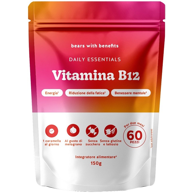 foto di Bears With Benefits Daily Essentials Vitamina B12 per Energia e Metabolismo 60 Caramelle Gommose foto di Bears With Benefits Daily Essentials Vitamina B12 per Energia e Metabolismo 60 Caramelle Gommose