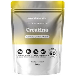 foto di Bears With Benefits Daily Essentials Integratore di Creatina per Performance Sportiva 60 Caramelle Gommose Gusto Lime foto di Bears With Benefits Daily Essentials Integratore di Creatina per Performance Sportiva 60 Caramelle Gommose Gusto Lime