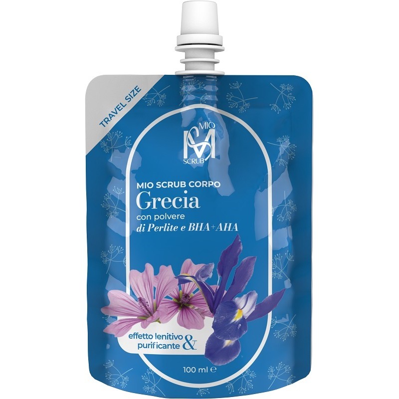 Busta Mio Scrub Corpo Grecia Scrub Gel Doppia Azione Lenitivo e Purificante 100ml Busta Mio Scrub Corpo Grecia Scrub Gel Doppia Azione Lenitivo e Purificante 100ml