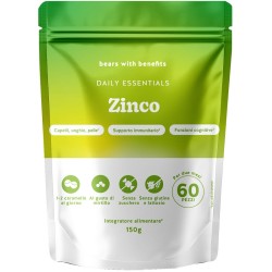 foto di Bears With Benefits Daily Essentials Integrarore di Zinco per Difese Immunitarie 60 Caramelle Gommose Gusto Mirtillo foto di Bears With Benefits Daily Essentials Integrarore di Zinco per Difese Immunitarie 60 Caramelle Gommose Gusto Mirtillo