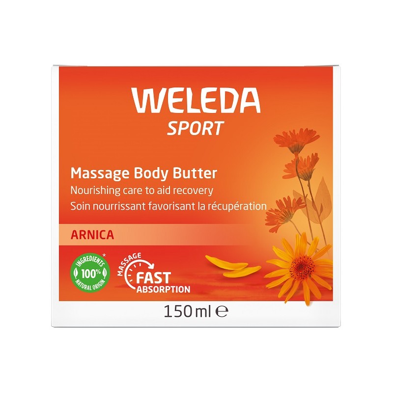 Weleda Burro Corpo Arnica per Sollievo Muscolare e Idratazione Vasetto 150 ml