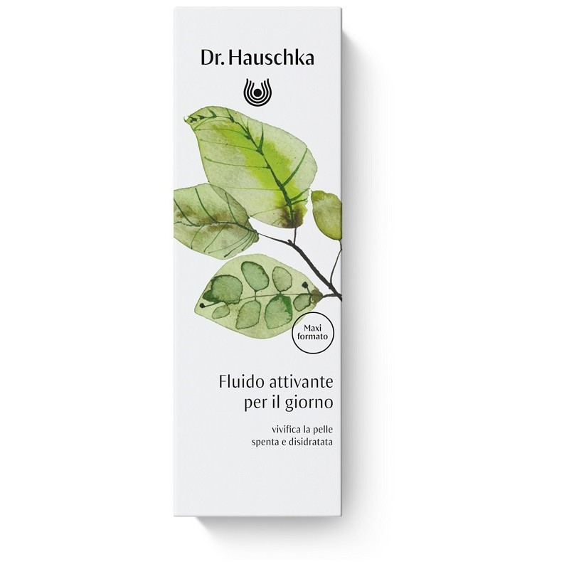 confezione di Dr Hauschka Fluido Idratante Viso Pelle Spenta 75ml