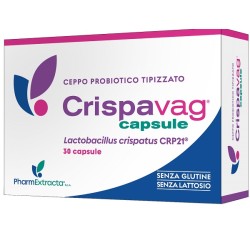 confezione di Crispavag Integratore di Fermenti Lattici per Equilibrio Intestino 30 Capsule confezione di Crispavag Integratore di Fermenti Lattici per Equilibrio Intestino 30 Capsule