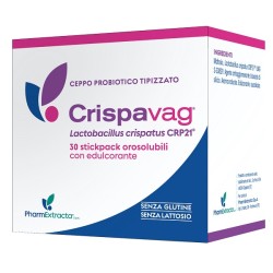 confezione di Crispavag Integratore di Fermenti Lattici per Equilibrio Intestino 30 Stick Orosolubili confezione di Crispavag Integratore di Fermenti Lattici per Equilibrio Intestino 30 Stick Orosolubili