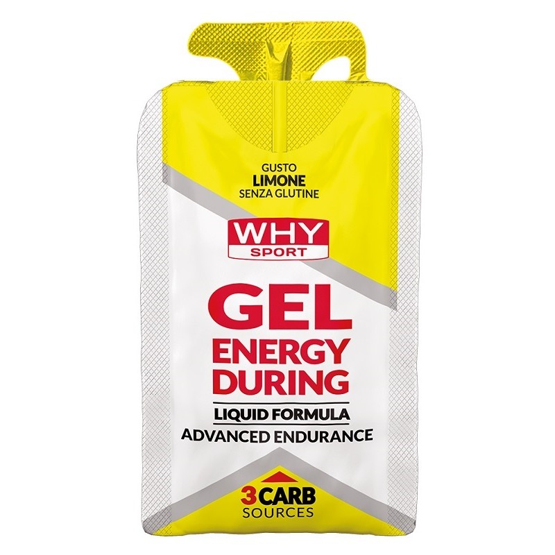 Whysport Gel Energy During Limone per Energia Immediata durante Sport 30 ml Whysport Gel Energy During Limone per Energia Immediata durante Sport 30 ml