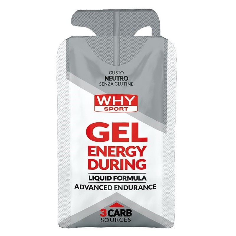 Whysport Gel Energy During Neutro energia immediata per sportivi 30 ml Whysport Gel Energy During Neutro energia immediata per sportivi 30 ml