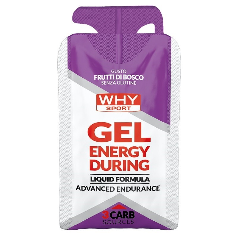 Whysport Gel Energy During Frutti di Bosco per Energia Rapida durante Sport 30 ml Whysport Gel Energy During Frutti di Bosco per Energia Rapida durante Sport 30 ml
