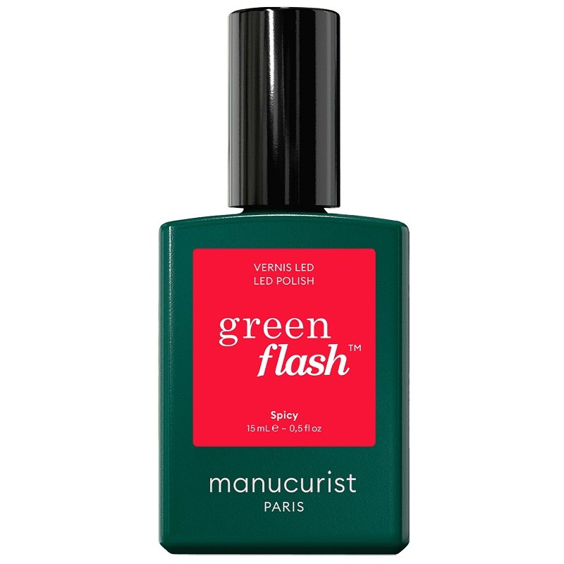 Manucurist Green Flash Spicy Smalto per Unghie Brillanti e Durature 15 ml Manucurist Green Flash Spicy Smalto per Unghie Brillanti e Durature 15 ml