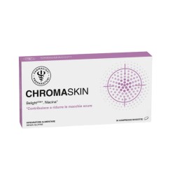 Scatola Unifarco Chromaskin Anti Macchia con Niacina 30 Compresse Scatola Unifarco Chromaskin Anti Macchia con Niacina 30 Compresse