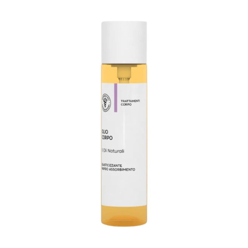 Flacone Unifarco Olio Corpo 5 Oli elasticizzante e nutriente per pelle secca e sensibile 100 ml Flacone Unifarco Olio Corpo 5 Oli elasticizzante e nutriente per pelle secca e sensibile 100 ml