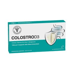 Confezione Unifarco Colostro D3 per Difese Immunitarie e Benessere Intestinale 30 Compresse Confezione Unifarco Colostro D3 per Difese Immunitarie e Benessere Intestinale 30 Compresse