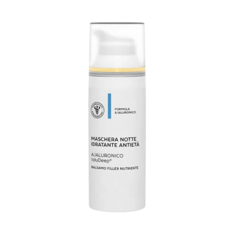 Flacone Unifarco Maschera Notte Idratante Antietà con Acido Ialuronico 50ml Flacone Unifarco Maschera Notte Idratante Antietà con Acido Ialuronico 50ml