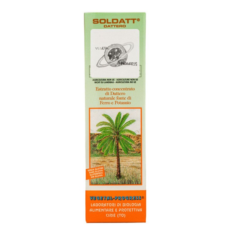 Confezione Vegetal Progress Soldatt Dattero Estratto Drenante 100ml Confezione Vegetal Progress Soldatt Dattero Estratto Drenante 100ml