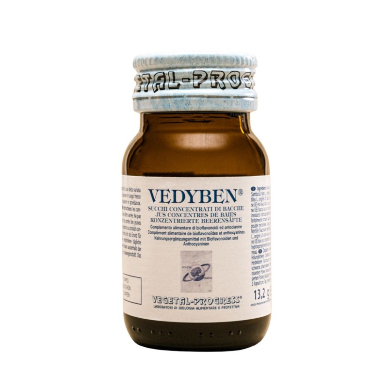 Flacone Vegetal Progress Vedyben Integratore per Occhi 30 Capsule