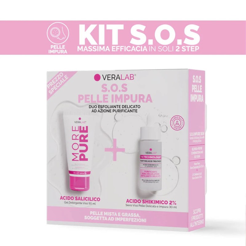 Specifiche di Veralab S.O.S Pelle Impura Detergente More Pure 50 ml + Siero Acido Shikimico 30 ml Specifiche di Veralab S.O.S Pelle Impura Detergente More Pure 50 ml + Siero Acido Shikimico 30 ml