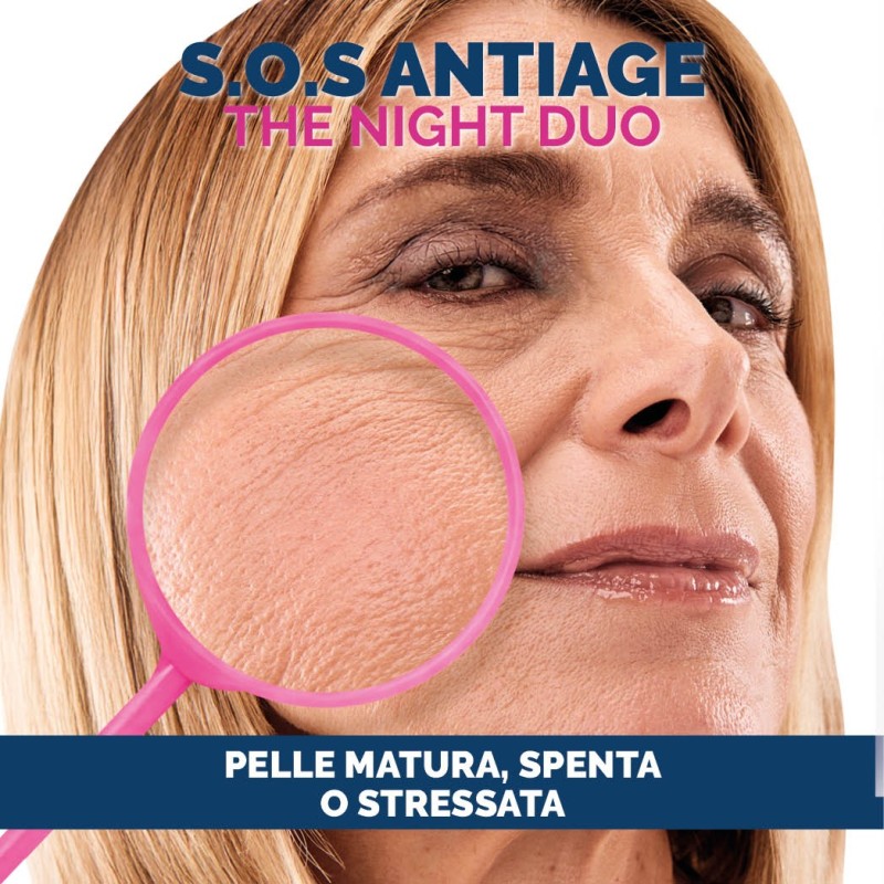 Utilizzo di Veralab S.O.S Antiage The Night Duo Siero Viso Ultra Retinol 30 ml + Siero Viso Recovery Glow 30 ml