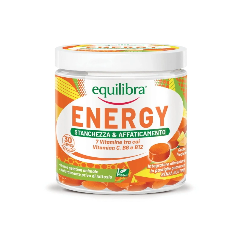 Equilibra Energy per Energia e Vitalità 30 Gummies Masticabili Equilibra Energy per Energia e Vitalità 30 Gummies Masticabili