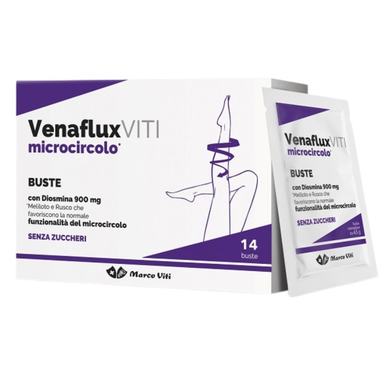 confezione di Marco Viti Venaflux Viti Integratore per Circolazione e Gambe Pesanti 10 Bustine confezione di Marco Viti Venaflux Viti Integratore per Circolazione e Gambe Pesanti 10 Bustine
