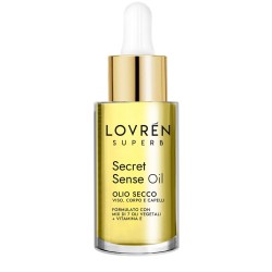 flacone di Lovren Superb Secret Sense Oil Olio Secco Viso, Corpo e Capelli 30ml flacone di Lovren Superb Secret Sense Oil Olio Secco Viso, Corpo e Capelli 30ml