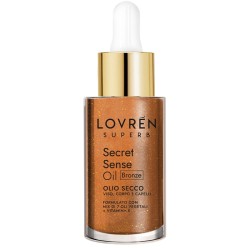 flacone di Lovren Superb Secret Sense Oil Bronze Olio Secco Illuminante Viso Corpo Capelli 30ml flacone di Lovren Superb Secret Sense Oil Bronze Olio Secco Illuminante Viso Corpo Capelli 30ml