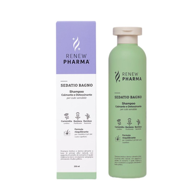 Flacone Renew Pharma Sedatio Bagno Shampoo Calmante Detossinante 250ml